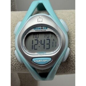 Timex T5K701 M892 Ladies New Battery Ironman Mint Blue 33MM 7.5"